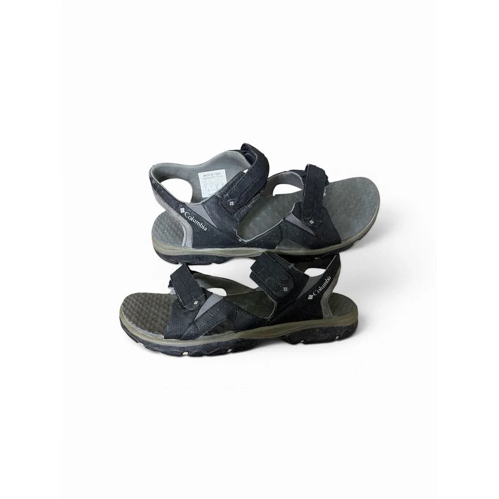 Columbia Surf Tide Sandal II Men’s 9 Black Hiking Trail Water Sandal BM4176-010